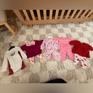 Baby Girl Outfits new! 0-3 months